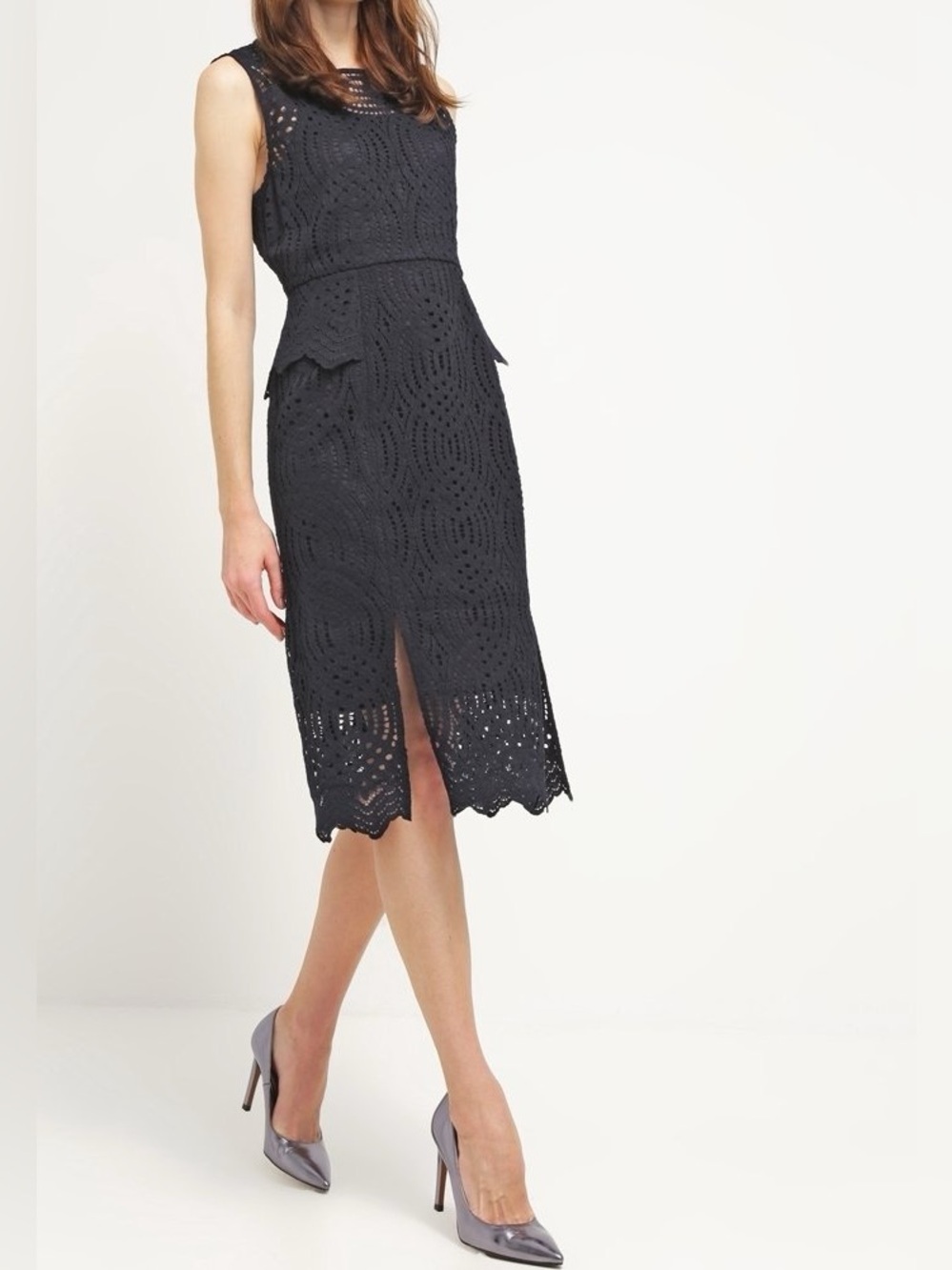 NWoT Whistles Lace “Day” Dress in Navy